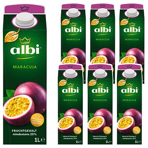 albi® Fruchtnektar Maracuja 6x 1,0 l