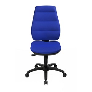 Printus Bürostuhl Unni SY, Stoff blau, Gestell schwarz