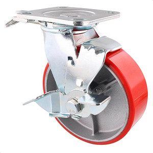 WAGNER® design yourself Schwerlast-Lenkrolle RO 0115 rot