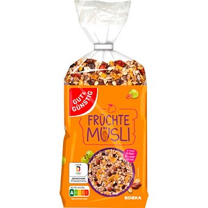 GUT&GÜNSTIG Früchte Müsli 1,0 kg, 1 St.