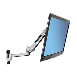 ergotron Monitor-Halterung LX Steh-Sitz-Wand-LCD-Arm 45-353-026 silber für 1 Monitor, Wandhalterung