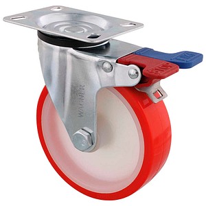 WAGNER® design yourself Transportgeräte-Lenkrolle RO 2425 rot