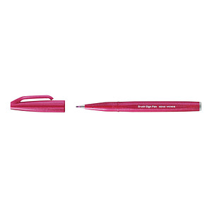 Pentel SES15C-B2X Brush-Pen rot, 1 St.