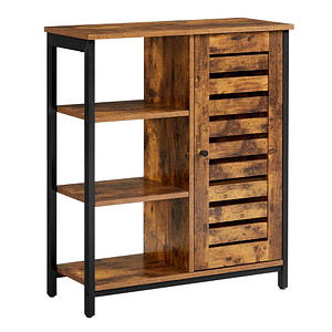 VASAGLE Sideboard, LSC74BXV1 braun 70,0 x 30,0 x 76,0 cm, 1 St.