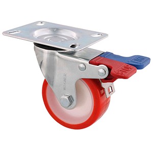 WAGNER® design yourself Transportgeräte-Lenkrolle RO 2480 rot