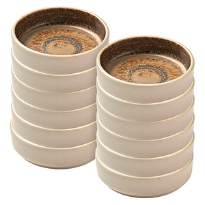 HEART & SOUL Schalen Perfect Match Cumin hellbraun Ø 8,0 cm, 12 St.