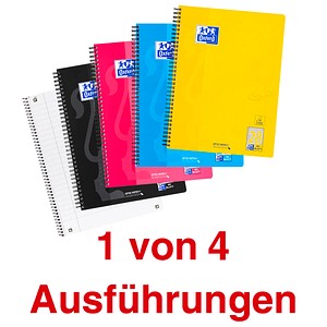 OXFORD Collegeblock TOUCH A4+ Lineatur 28 kariert mit beidseitigem Rand DIN A4 mit Rand, 1 Block
