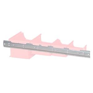 Allit Wandschiene für Sichtlagerkästen ProfiPlus 0,5 x 59,0 x 4,7 cm, 1 St.