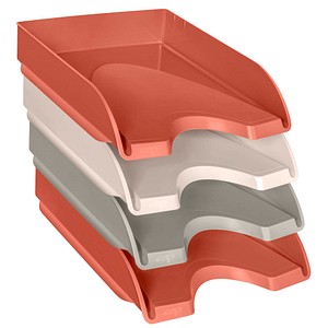 cep Briefablagen-Set TERRA NOVA 2x terracotta, 1x sand, 1x beige DIN A4, 4 St.
