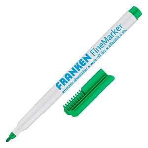 FRANKEN Whiteboard- und Flipchart-Marker grün 1,0 - 2,0 mm, 1 St.