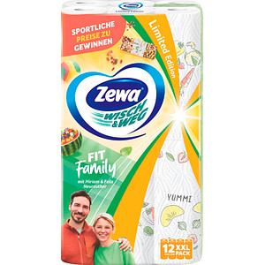 AKTION: Zewa Küchenrollen WISCH&WEG Fit Family 2-lagig, 12 Rollen