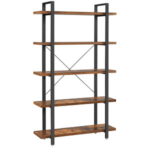 VASAGLE Bücherregal braun, schwarz 105,0 x 33,5 x 177,5 cm, 1 St.