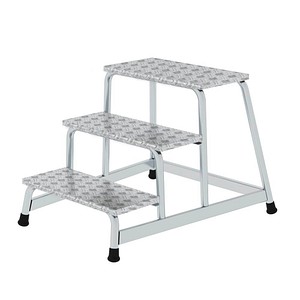MUNK Montagetritt 50009 silber 3 Stufen, H: 60,0 cm