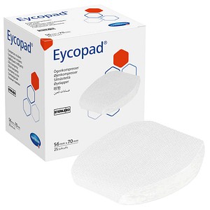 HARTMANN Augenkompressen Eycopad® einzeln verpackt 4155408 weiß 5,6 x 7,0 cm, 25 St.