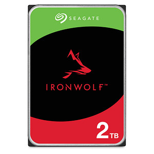 Seagate IronWolf (Luft, 180 MB/s, 5400 U/Min) 2 TB interne HDD-NAS-Festplatte