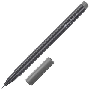 FABER-CASTELL Grip Fineliner grau 0,4 mm, 1 St.
