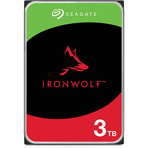 Seagate IronWolf (Luft, 202 MB/s, 5400 U/Min) 3 TB interne HDD-NAS-Festplatte