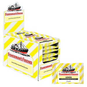 FISHERMAN'S FRIEND Lemon ohne Zucker Bonbons 24 St./ 600,0 g, 24 St.