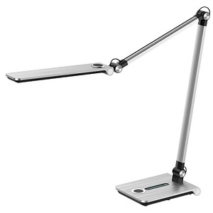Hansa Wave LED Schreibtischlampe silber 8,5 W