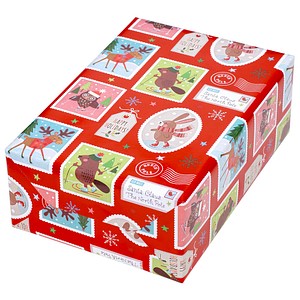 JUNG SCHÖNER VERPACKEN Geschenkpapier Stampy mehrfarbig, 20,0 m