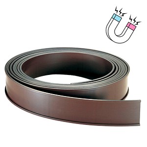 FRANKEN Etikettenhalter magnetisch braun 100,0 x 4,0 cm, 1 St.