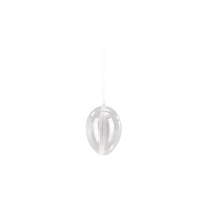 Rayher Plastik-Figur transparent Ei 2-tlg. 6 cm Ø 6,0 cm, 1 St.