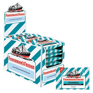 FISHERMAN'S FRIEND Spearmint ohne Zucker Bonbons 24 St./ 600,0 g, 24 St.