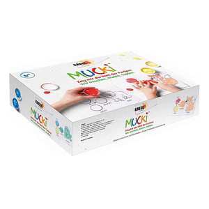 KREUL MUCKI Fingerfarben farbsortiert, 1 Set