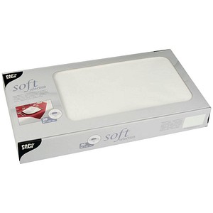 STARPAK Tischdecken soft selection weiß 80,0 x 80,0 cm, 20 St.