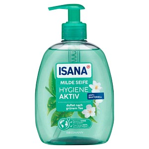 ISANA Hygiene-Aktiv Grüner Tee Flüssigseife 500 ml, 1 St.