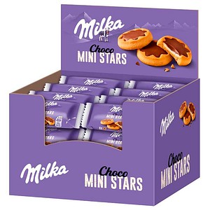 Milka CHOCO MINI STARS Kekse 24x 37,5 g, 1 St.