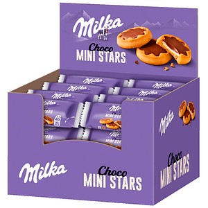 Milka CHOCO MINI STARS Kekse 24x 37,5 g, 1 St.