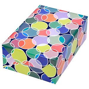 JUNG SCHÖNER VERPACKEN Geschenkpapier Circolo mehrfarbig, 50,0 m