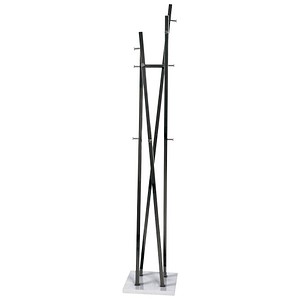 HAKU Möbel Kleiderständer 89887 schwarz Metall 9 Haken 35,0 x 193,0 cm, 1 St.