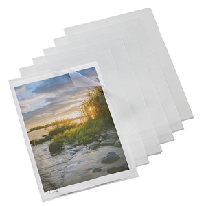 Printus Sichthüllen DIN A4 transparent genarbt 0,12 mm, 100 St.