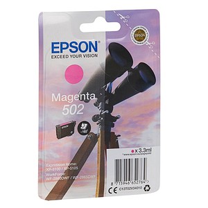 EPSON 502/T02V34 magenta Tintenpatrone EPSON 502/T02V34 magenta Tintenpatrone