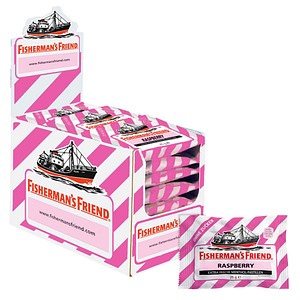 FISHERMAN'S FRIEND Raspberry ohne Zucker Bonbons 24 St./ 600,0 g, 24 St.