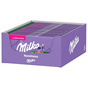 Milka die Kleine Haselnuss Schokolade 20x 45,0 g, 1 St.