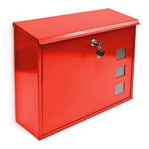 relaxdays Briefkasten 10017419_47 rot
