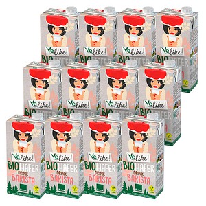 Velike! Barista Bio-Haferdrink 12x 1,0 l