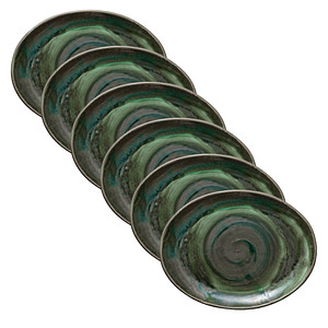 HEART & SOUL Servierplatten Perfect Match Avocado grün 31,0 x 24,0 cm, 6 St.