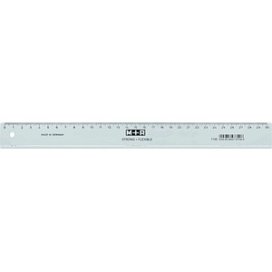 M + R Lineal STRONG + FLEXIBLE 30,0 cm, glasklar