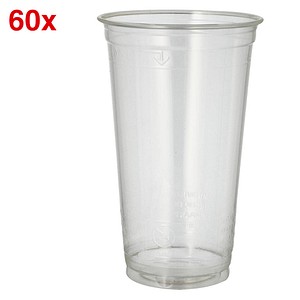 PAPSTAR Einweg-Trinkbecher glasklar 0,5 l, 60 St.