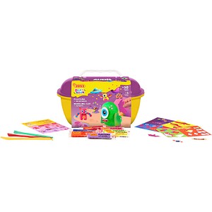 JOVI Modelliermasse Play & Fun Plastilina Aliens mehrfarbig