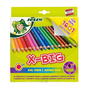 JOLLY X-BIG Buntstifte farbsortiert, 17 St.