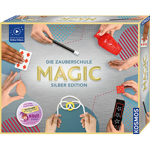 KOSMOS Experimentierkasten Die Zauberschule MAGIC Silber Edition mehrfarbig