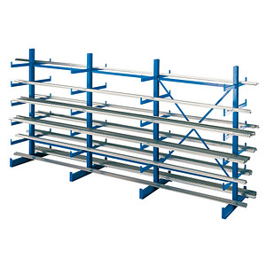 SCHULTE Kragarmregal K1000 14496 enzianblau 375,0 x 100,0 x 200,0 cm
