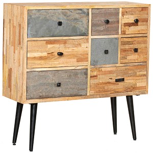 Garden Pleasure Kommode YAMUNA, 304063 braun 92,0 x 31,0 x 90,5 cm, 1 St.
