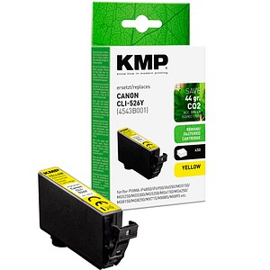 KMP  gelb Druckerpatrone kompatibel zu Canon CLI-526 Y