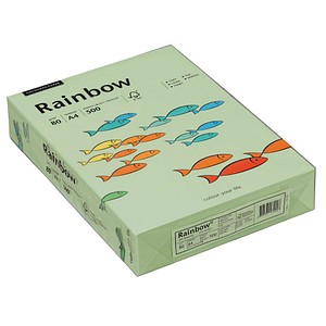 Rainbow Kopierpapier COLOURED PAPER hellgrün DIN A4 80 g/qm 500 Blatt